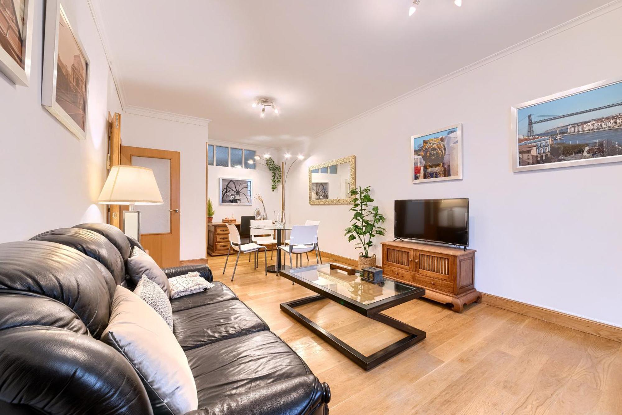 Apartamento Vivienda Turistica Acogedora Y Elegante En Irala Bilbao Exterior foto